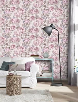 Обои ГОМЕЛЬОБОИ 9С5К Пиония-61 дуплекс 0,53*10,05м (1упак-15рул) - фото 30325