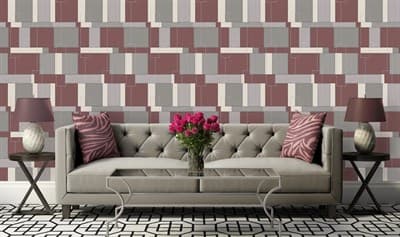 Обои EURO DECOR Quattro декор 1119-07 виниловые 1,06*10,05м (1упак-6рул) - фото 31055