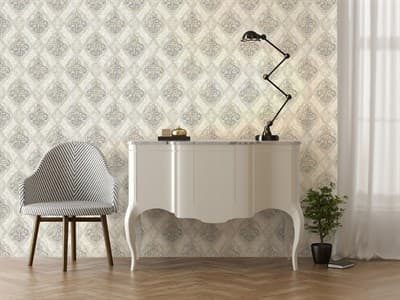Обои EURO DECOR Jasmine декор 7055-06 виниловые 1,06*10,05м (1упак-6рул) - фото 31320