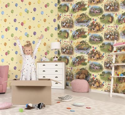 Обои АРТЕКС Маша и Медведь фон 10240-01 1,06*10,05м (1упак-9рул) - фото 32250