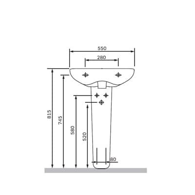 Пьедестал AM.PM Like C804910WH - фото 32610