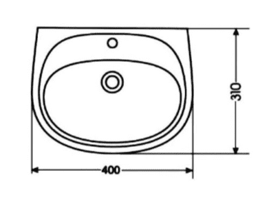 Умывальник Santek Анимо 40 белый - фото 34025