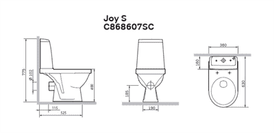 Унитаз-компакт DAMIXA RedBlu Origin Evo 2 с сиденьем микролифт 788607SC - фото 34260