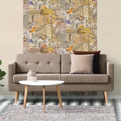 Обои ПЕРМСКИЕ Путешествие 1018-02 МПК Д15 0,53*10,05м (1упак-16рул) - фото 34344