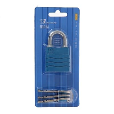 Замок АВАНГАРД навесной ВС2В-40 ВОЛНА d7мм (48,6) - фото 34568