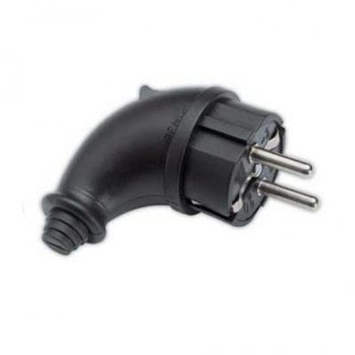 Вилка угловая 2Р+РЕ 1х16А 220-240V 106-0400-0108/108 - фото 34690