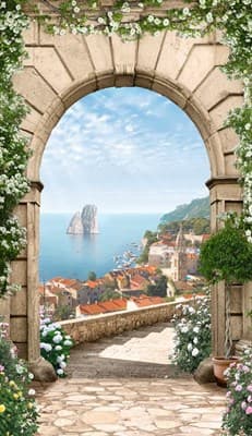 Прекрасный вид в арку 1672 - фото 34736