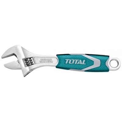 Ключ TOTAL разводной 200мм 0-30 мм CR-V THT101086 - фото 35037