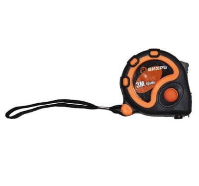 Рулетка ВИХРЬ 3мх16мм 73/11/1/1 - фото 35835