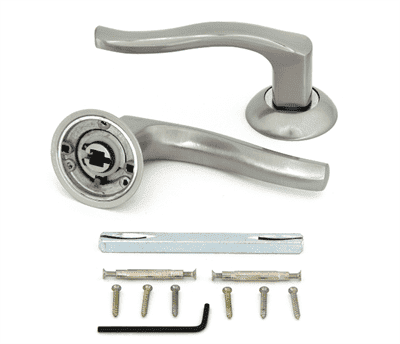 Ручка дверная ФЗ 14 SN - фото 35888