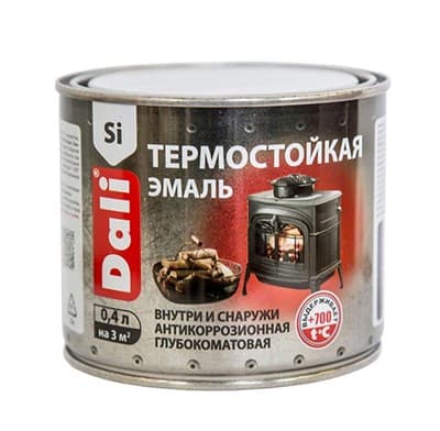 Эмаль термостойкая DALI 0,4 л-черный - фото 35907