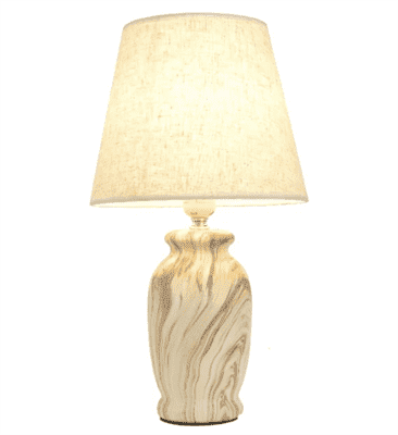 Светильник настольный ESCADA 10183/L E27*60W Cream marble - фото 36002