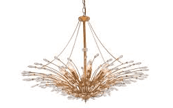 Светильник подвесной ESCADA Isida 650/8S E14*40W Gold - фото 36061