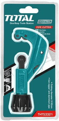 Труборез TOTAL для медных и алюминиевых труб Рез: 3-32 мм THT53321 - фото 36326