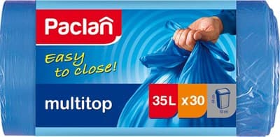 Пакеты MULTI-TOP для мусора 35л 50х64см 30шт 15мкм - фото 36582