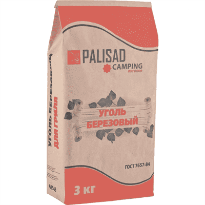 Уголь березовый 3кг PALISAD 69545 - фото 36717