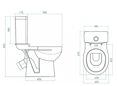 Унитаз-компакт Santek ВЕРСАЛЬ 2-реж дюро SC 1WH302406 - фото 36822