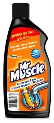 Гель МИСТЕР МУСКУЛ Активный против трудных засоров 500мл - фото 37447