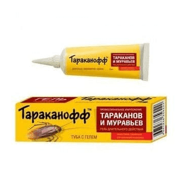 Контрудар-гель ТАРАКАНОФФ от тараканов и муравьев туба 75мл - фото 37945