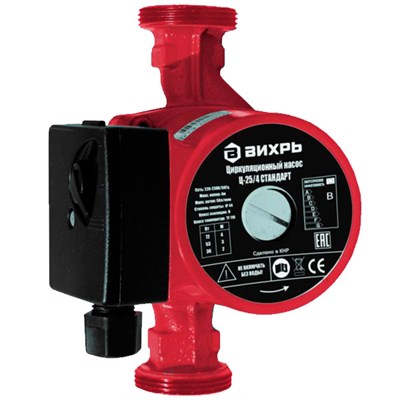 Насос ВИХРЬ циркуляционный ЦН-32/8 СТАНДАРТ - фото 38636