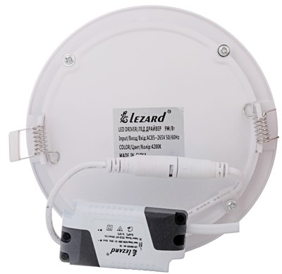 Светодиодная панель круглая (442RRP-09 ø145 9W/710 Lm 4200K) 442RRP-09 - фото 38742