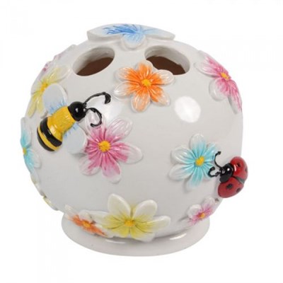 Стакан PRIMANOVA Bugs In Blomm для зубных щёток D-14042 - фото 38910