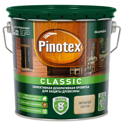 Пропитка MARSHALL PINOTEX декор-защитная Classic дуб 2,7л - фото 39194