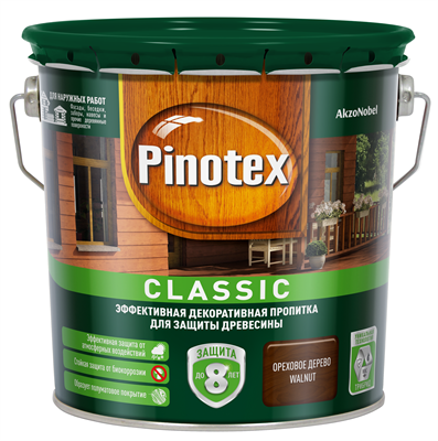 Пропитка MARSHALL PINOTEX декор-защитная Classic орех 2,7л арт.5195572 - фото 39203