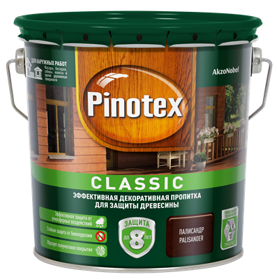Пропитка MARSHALL PINOTEX декор-защитная Classic палисандр 2,7л - фото 39204