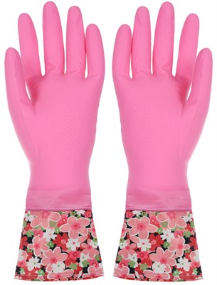 Перчатки YOULL LOVE латексные с манжетами 56486 - фото 39621