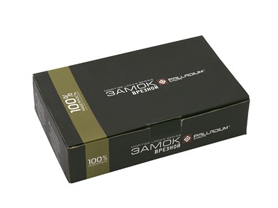 Замок врезной PALLADIUM ЗВ AL 1618 AB - фото 39888