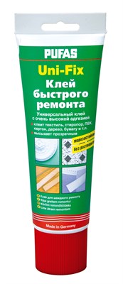 Клей PUFAS UNI-FIX для быстрого ремонта морозостойкий 12х250гр - фото 39967