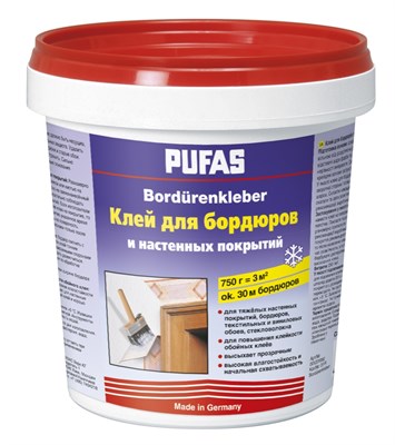 Клей PUFAS для настенных покрытий и бордюров 10х750 гр - фото 39973