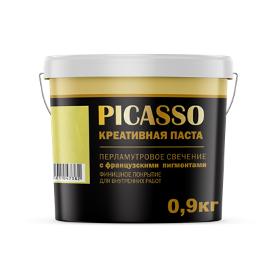 Паста креативная РАДУГА Picasso Gold/Золотой блеск 0,9кг - фото 40623