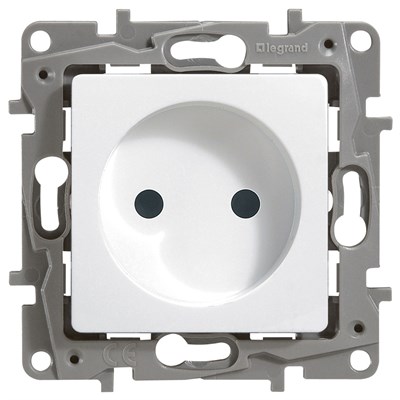 Розетка LEGRAND Etika 2К на винтах (белый) 672220 - фото 40659