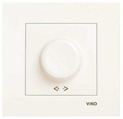 Диммер VIKO KARRE KREM 600W 90960120 арт.363-36260 - фото 40723