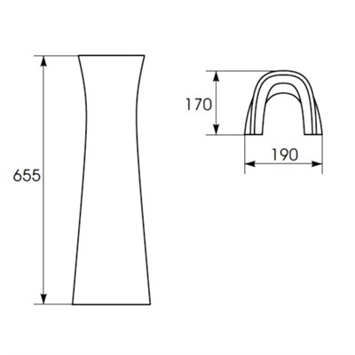 Пьедестал MITO RED белый - фото 40925