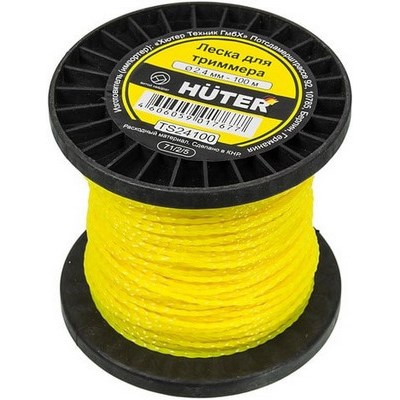 Леска HUTER TS24100 (витой квадрат) 71/2/5 - фото 41167