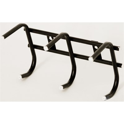 Вешалка для одежды малая 3 крючка 1201 (черный муар) - фото 41977