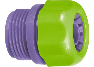 Соединитель PALISAD пластмассовый для шланга 1/2 с внешней резьбой 3/4 арт.66145 - фото 42401
