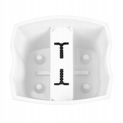 Горшок цветочный CROWN белый DCRO240-S449 - фото 42431