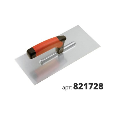 Кельма MAKO Soft Grip, нержавеющая сталь,2-х компанентная рукоятка,130х280мм 821728 - фото 42521