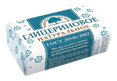 Мыло туалетное для всей семьи Глицериновое 180 гр - фото 42705