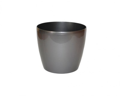 Горшок Магнолия 135мм с поддоном №2 (розов., оранж., жел., бронз., бордов., сереб., зелен.) - фото 42845