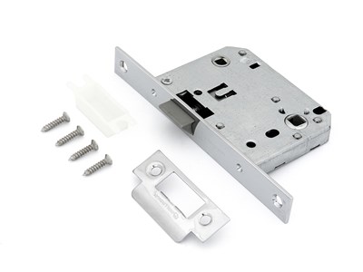 Защелка PALLADIUM межкомнатная 470 CP с фиксатором - фото 43196