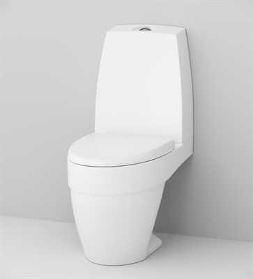 Унитаз-компакт AM.PM Bliss L с крышкой микролифт C538607SC - фото 43526