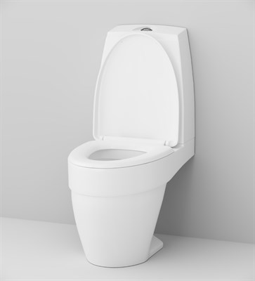 Унитаз-компакт AM.PM Bliss L с крышкой микролифт C538607SC - фото 43527
