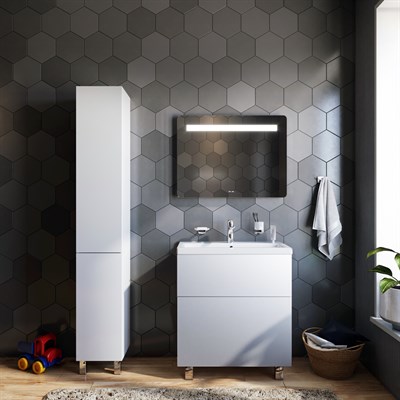 База AM.PM под раковину GEM напольная 75см, 2 ящ. push-to-open,белый, глянец M90FSX07522WG/32 - фото 43592