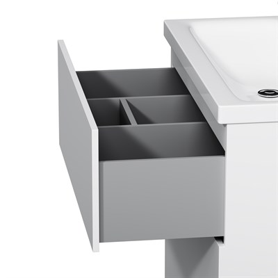 База AM.PM под раковину GEM напольная 75см, 2 ящ. push-to-open,белый, глянец M90FSX07522WG/32 - фото 43597