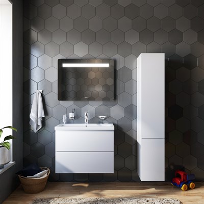 Шкаф-колонна AM.PM GEM подвесной правый, 30 см, двери, push-to-open, белый, глянец M90CHR0306WG - фото 43600